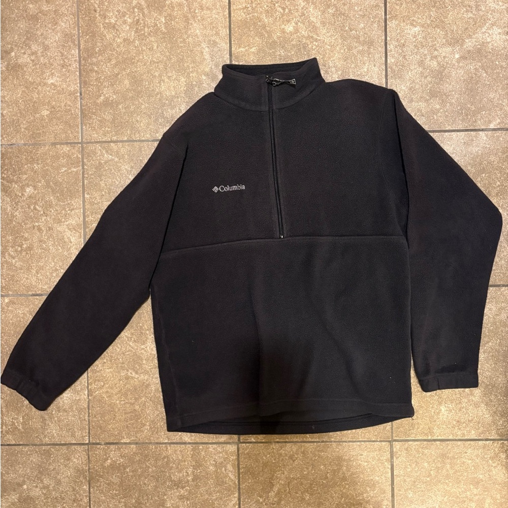 Columbia Men's Zip-Up Black Sweater